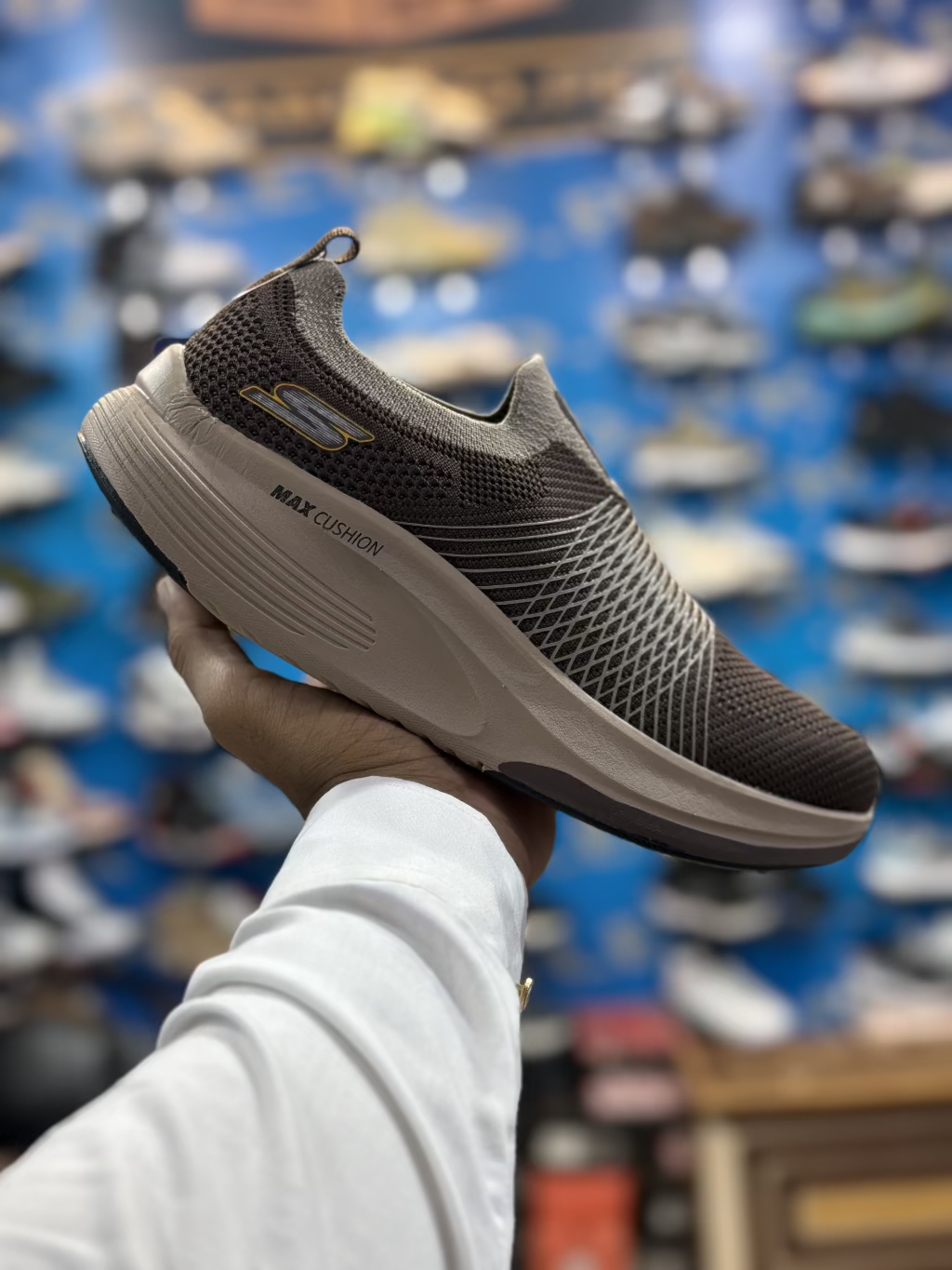 Skechers Max Cusion Brown Premium Quality
