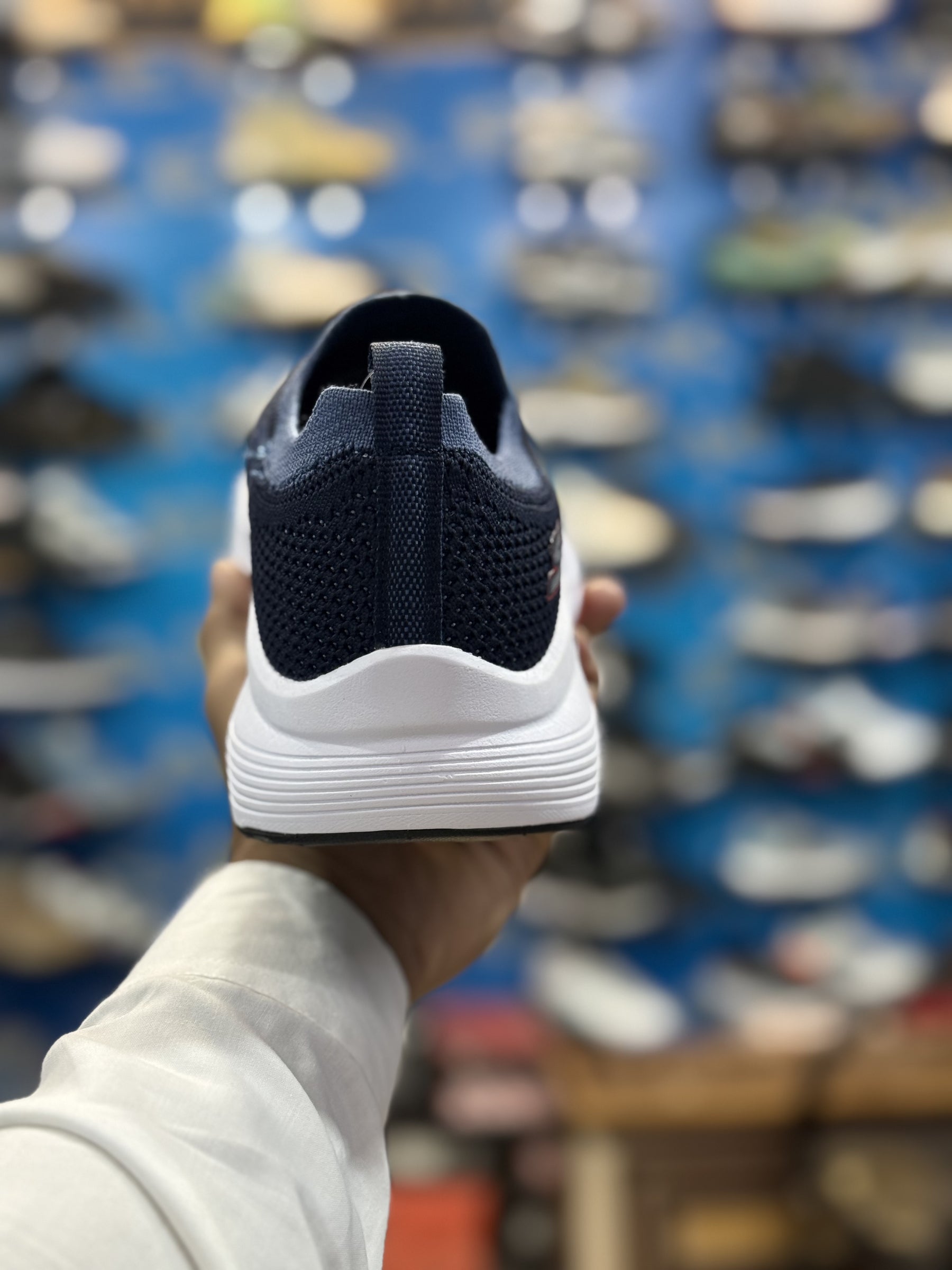 Skechers Max Cushion Blue White Premium Quality