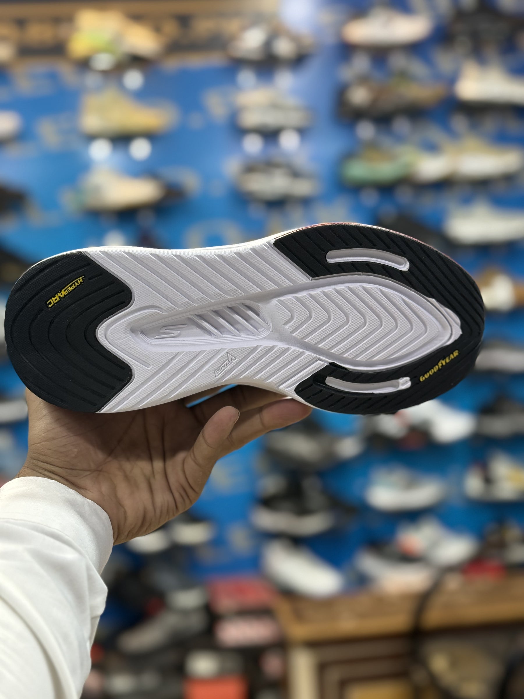 Skechers Max Cushion Blue White Premium Quality