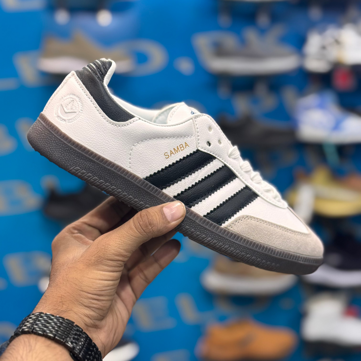 Adidas Samba OG White Black Premium Quality(Dot Perfect)