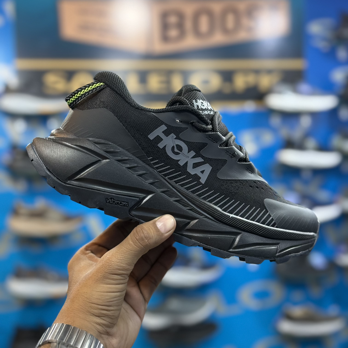 Hoka Skyline Float Triple Black Premium Quality (Dot Perfect)