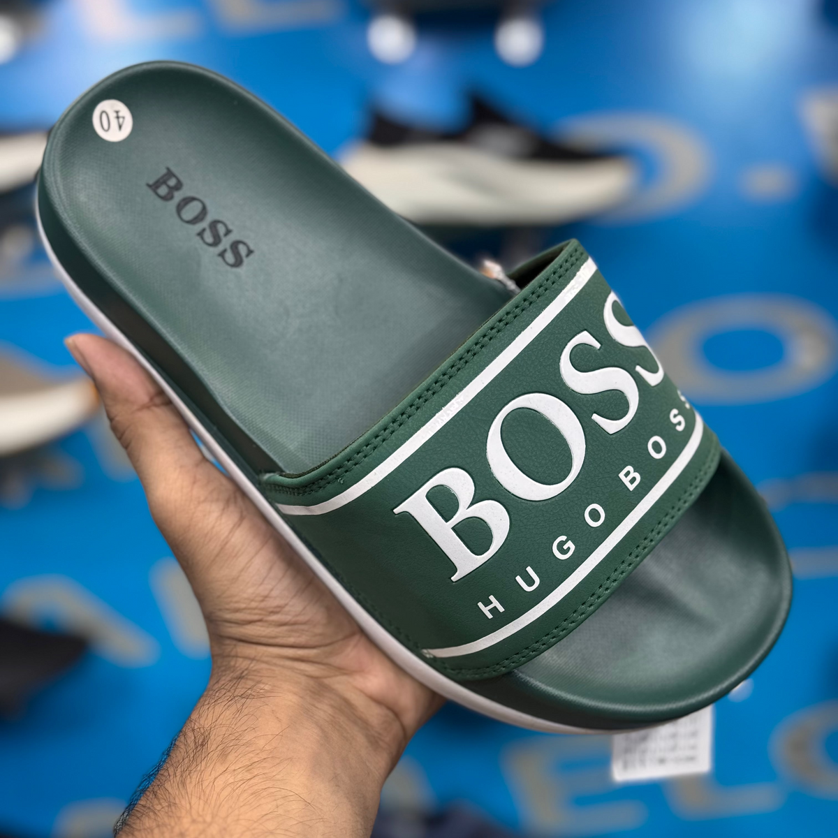 Hugo Boss Slides Gray