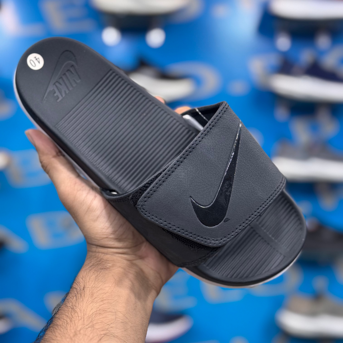 Nike Turbo Adjust Slides Black