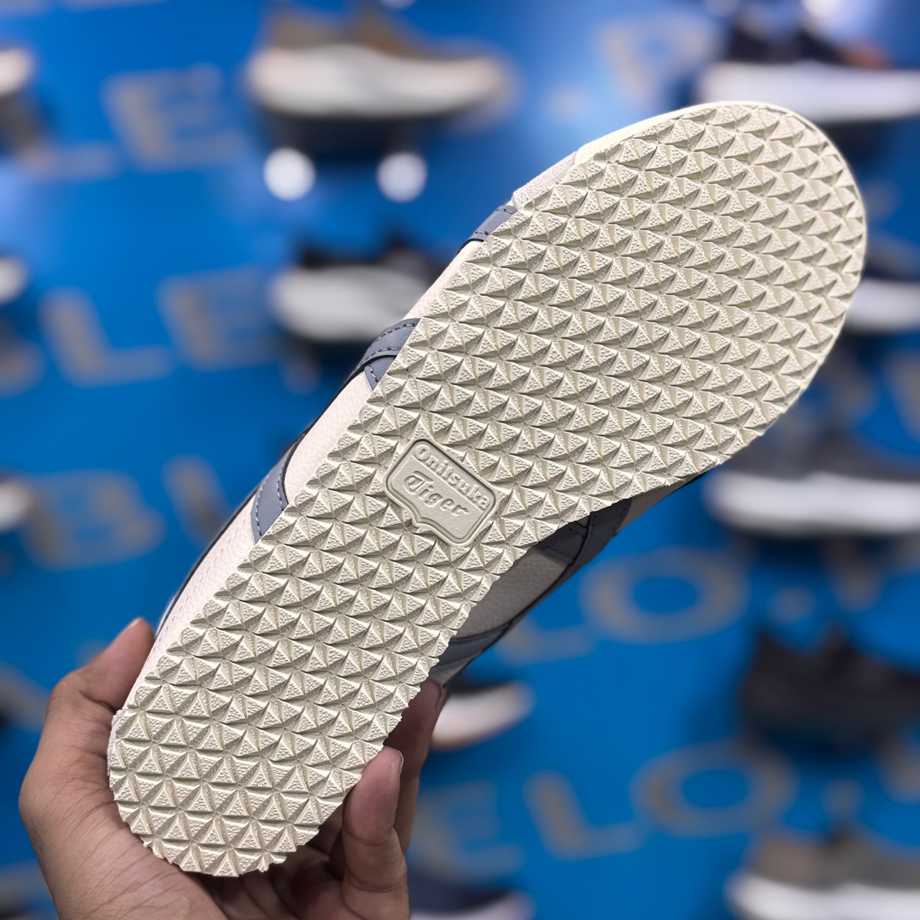 Onitsuka Tiger Vintage Cream Grey Premium Quality (Dot PErfect)