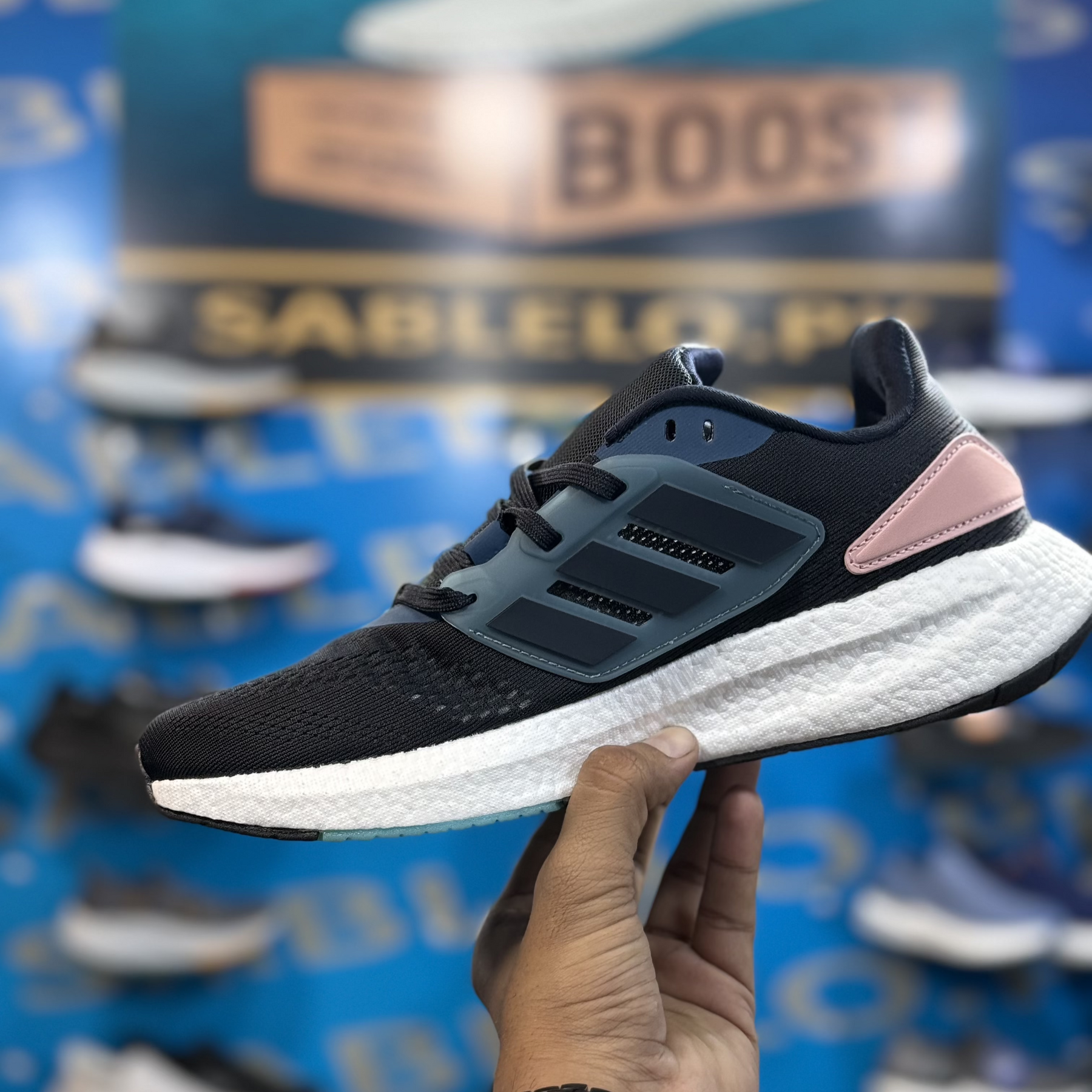 Adidas PureBoost 22 Wood Steel Premium Quality (Dot Perfect)