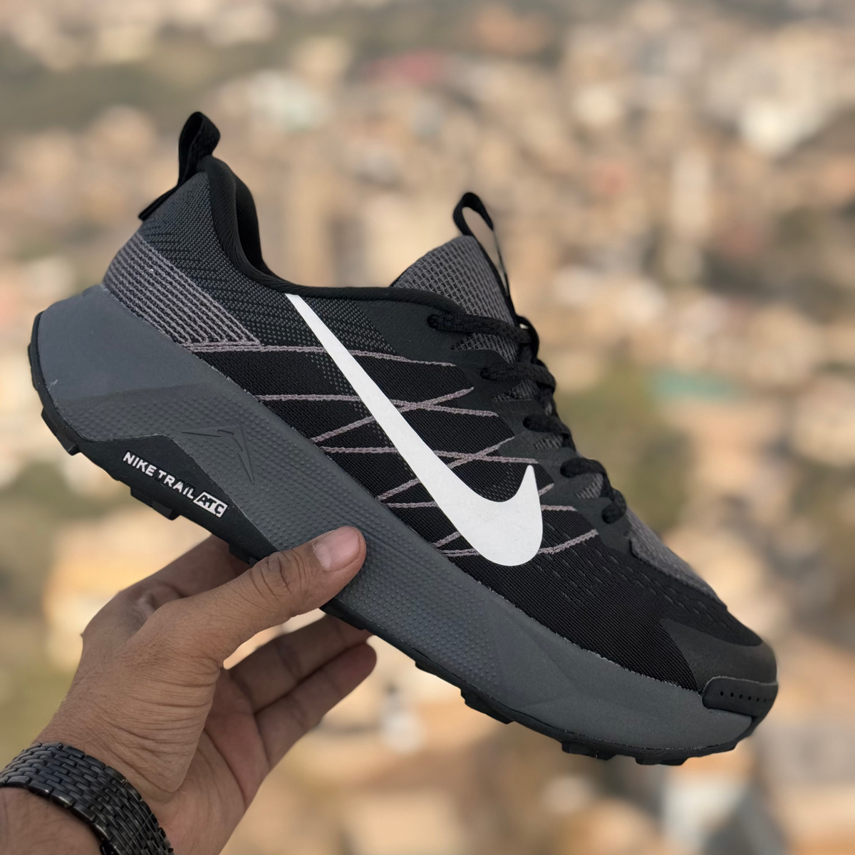 Nike Wildhorse Trail 10 Black Grey Premium Quality (Dot Perfect)