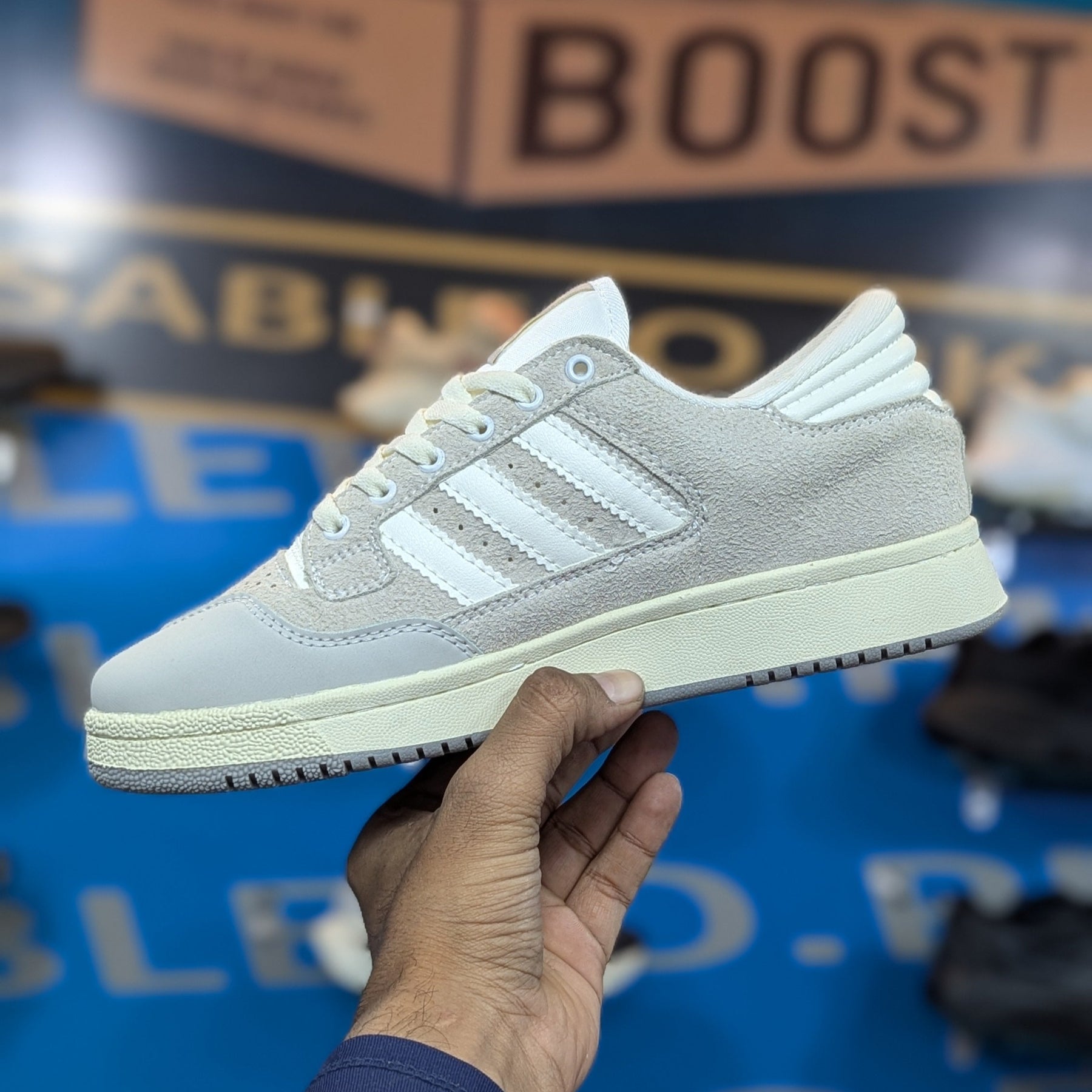 Adidas Centennial 85 " White Grey " Premium Quality (Dot Perfect)