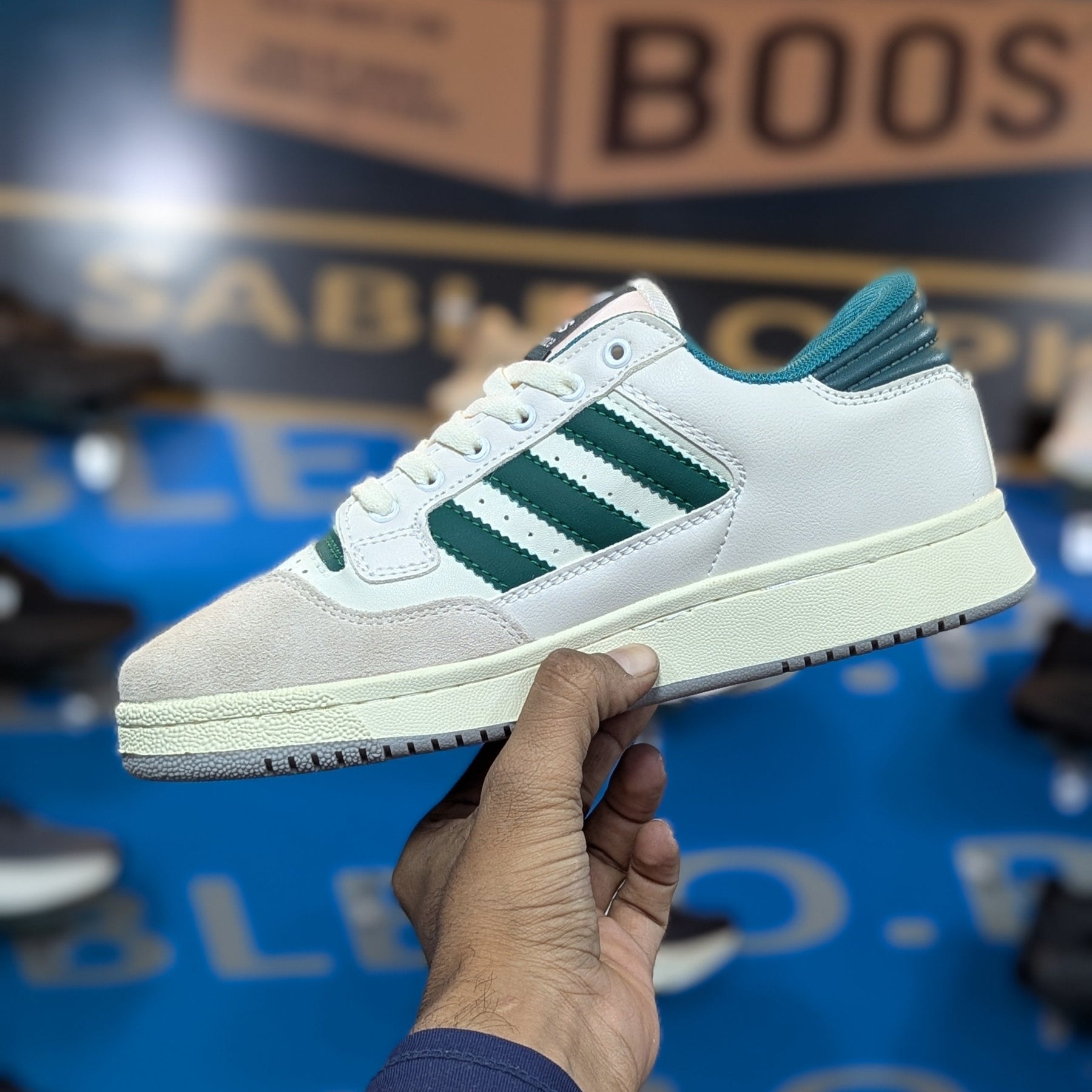Adidas Centennial 85 " Bottle Green White " Premium Quality (Dot Perfect)