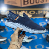 Skechers Step Flex Slip Ins Blue Premium Quality (Dot Perfect)