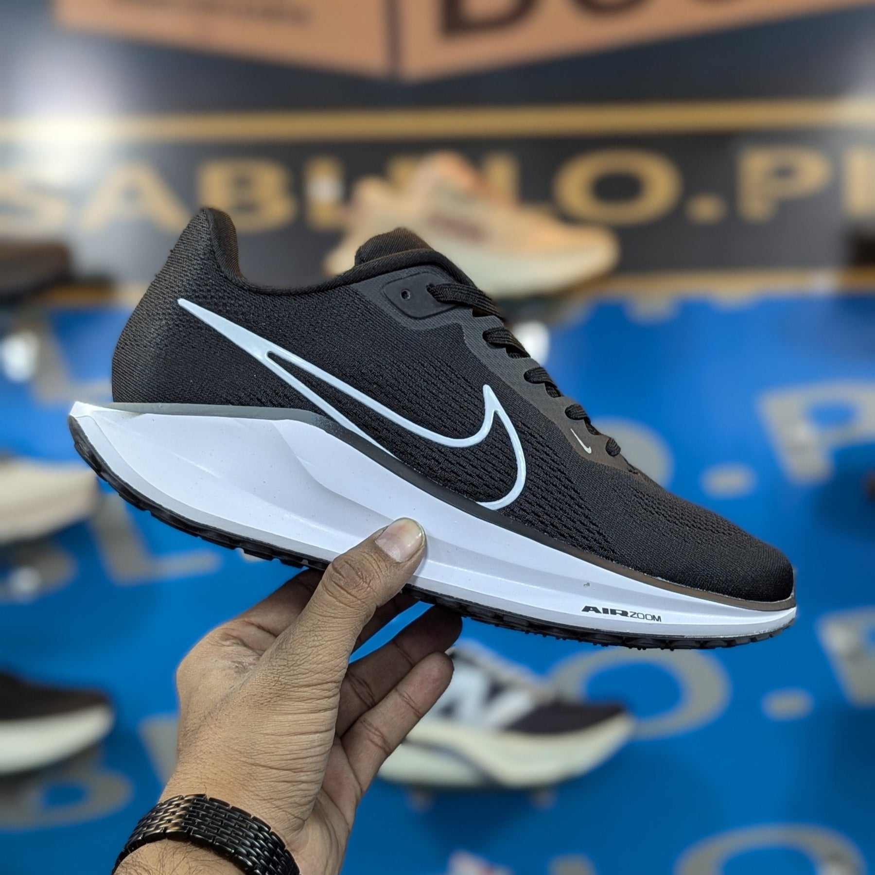 Nike Pegasus 41 Black White Premium Quality (Dot Perfect)