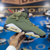 Nike Jordan 6 Army Green Premium Quality (Dot Perfect)