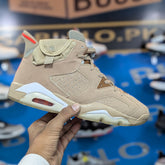Nike Jordan 6 Khaki Premium Quality (Dot Perfect)