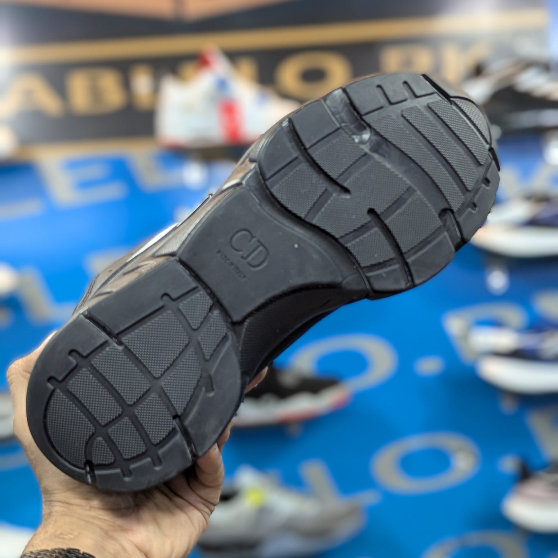 Dior B22 Black Trainer Premium Quality (Dot Perfect)