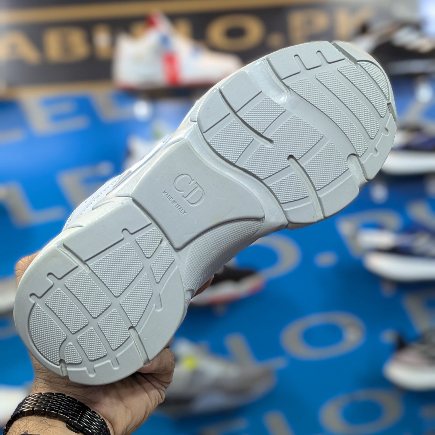 Dior B22 Grey Trainer Premium Quality (Dot Perfect)