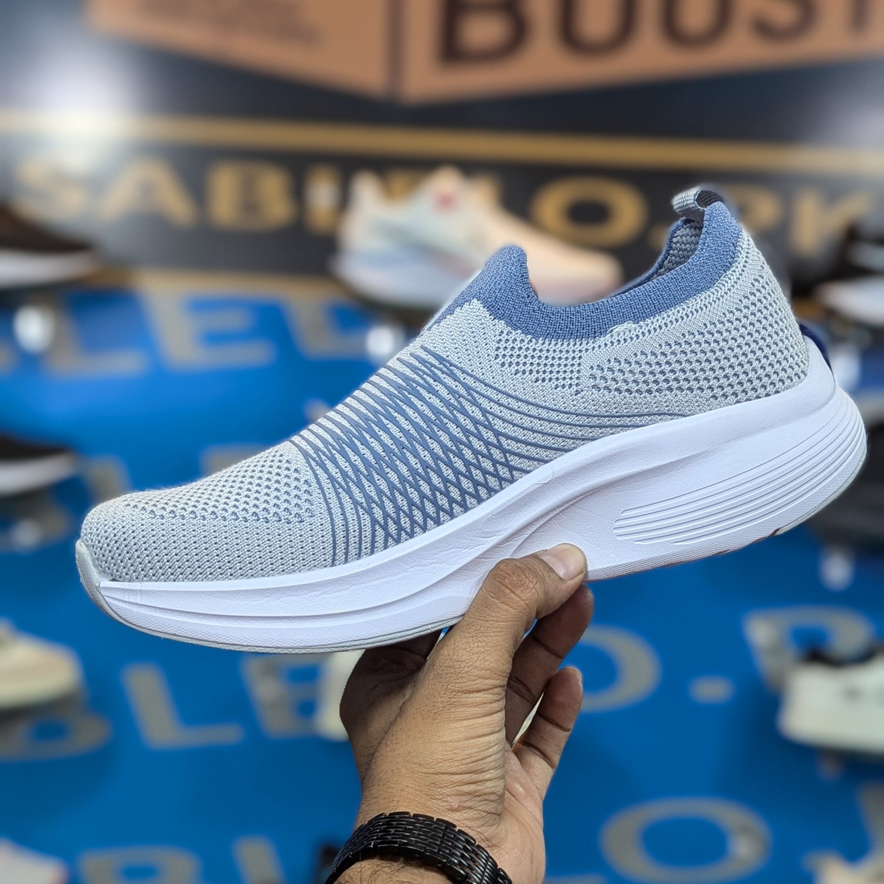 Skechers Max Cushion Light Gray Premium Quality