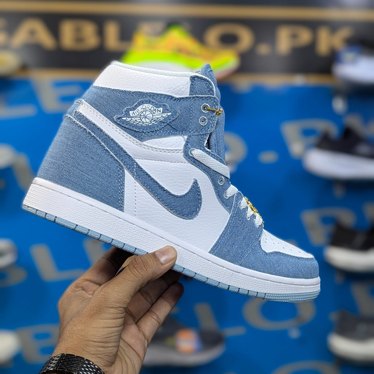 Air Jordan 1 Retro High OG 'Denim' Premium Quality (Dot Perfect)