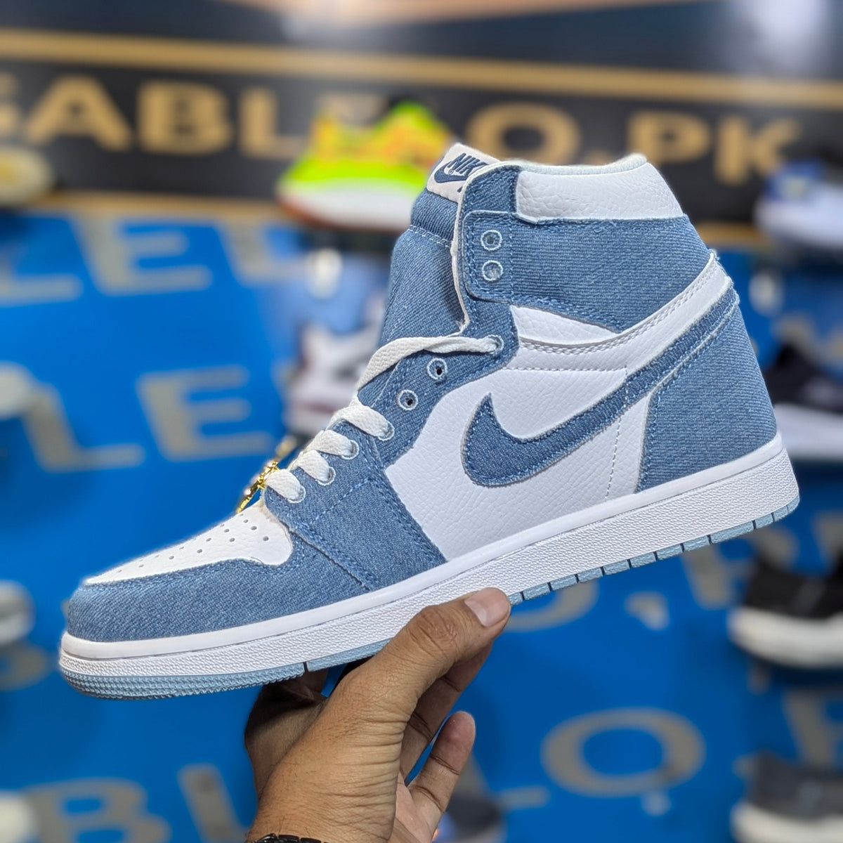 Air Jordan 1 Retro High OG 'Denim' Premium Quality (Dot Perfect)