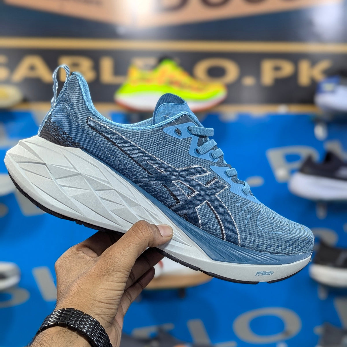 ASICS NOVABLAST 4 BLUE TEAL Premium Quality (Dot Perfect)