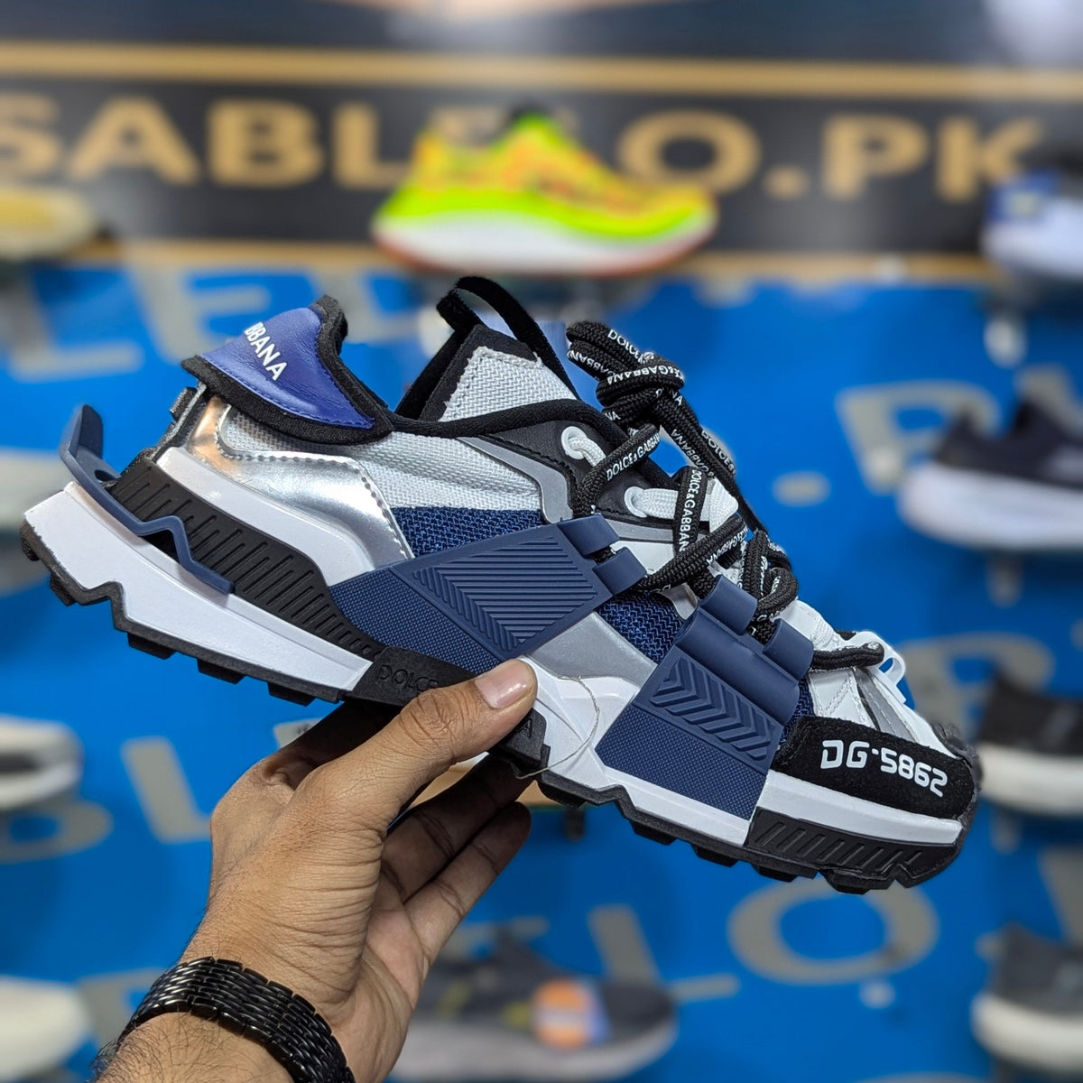 Dolce Gabbana 5862 White Blue (Dot Perfect)