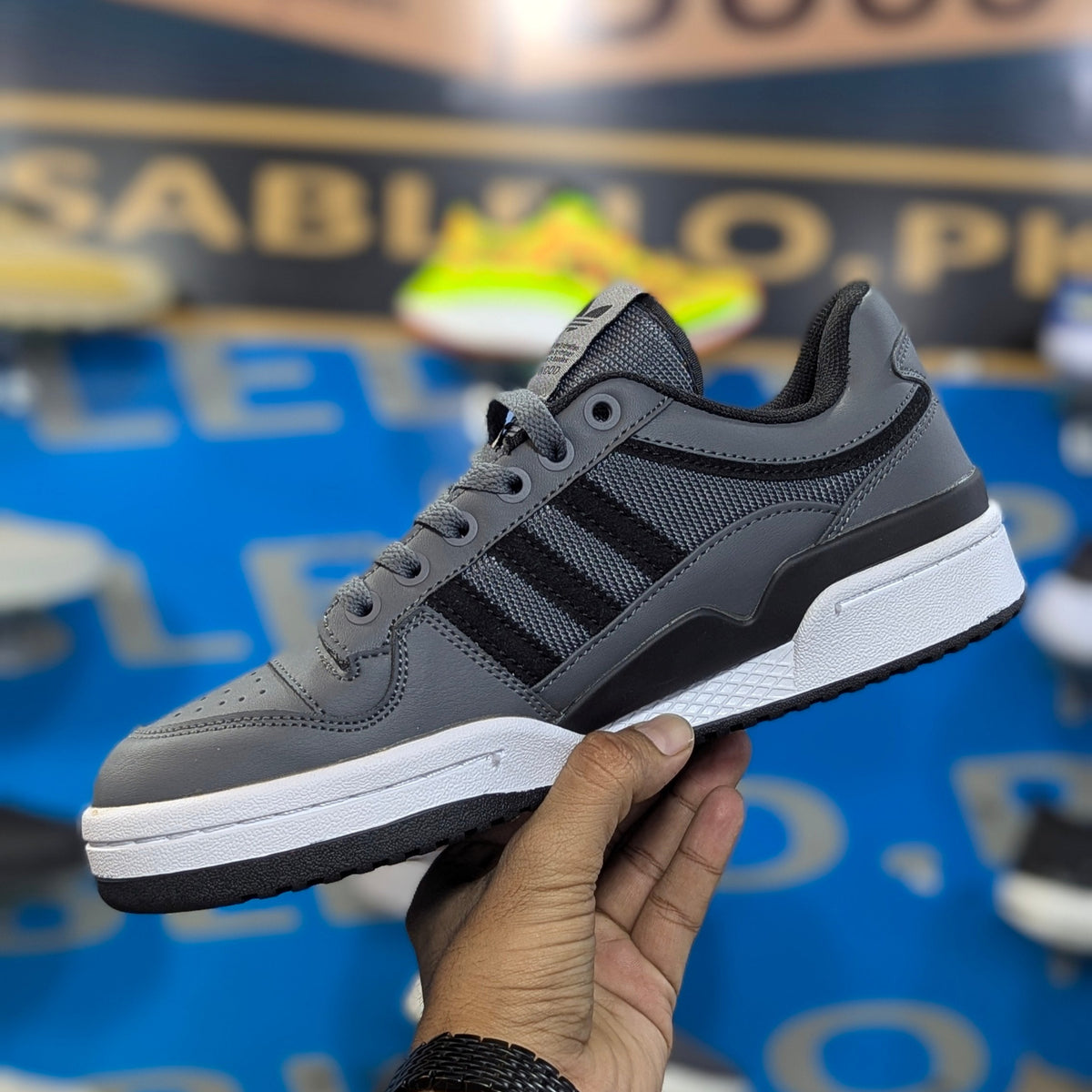 Adidas forum 84 Sneakers Gray Black Premium Quality (Dot Perfect)