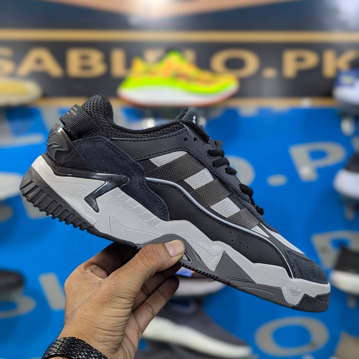 Adidas Niteball 2024 Gray Black Premium Quality (Dot Perfect)