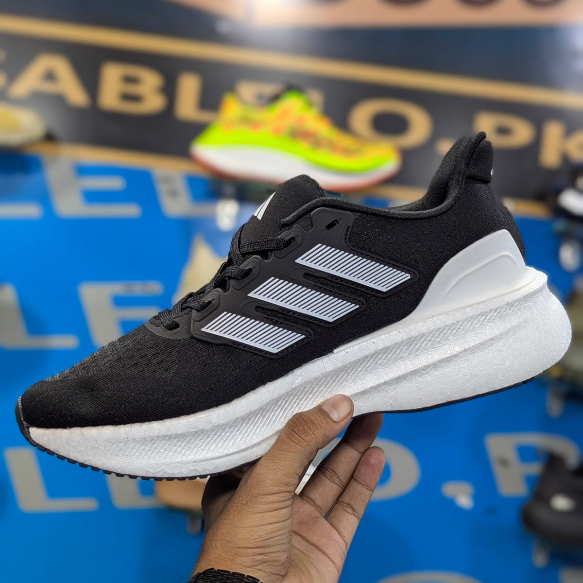 Adidas UltraRun 5 Black White Premium Quality (Dot Perfect)