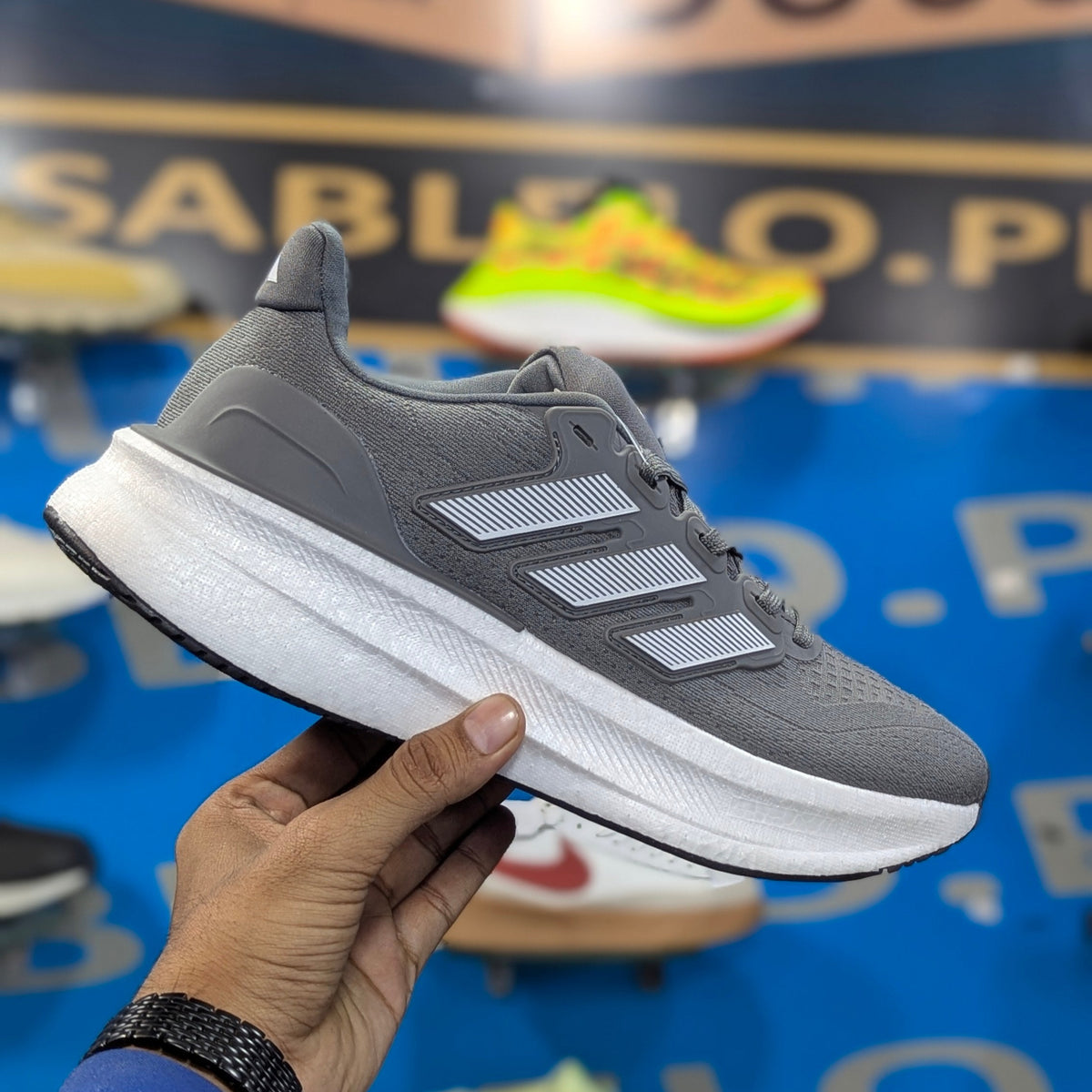 Adidas UltraRun 5 Dark Gray Premium Quality (Dot Perfect)