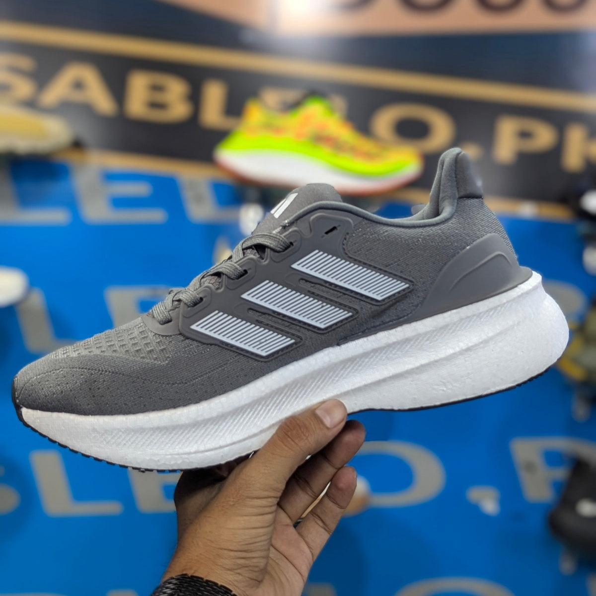 Adidas UltraRun 5 Dark Gray Premium Quality (Dot Perfect)