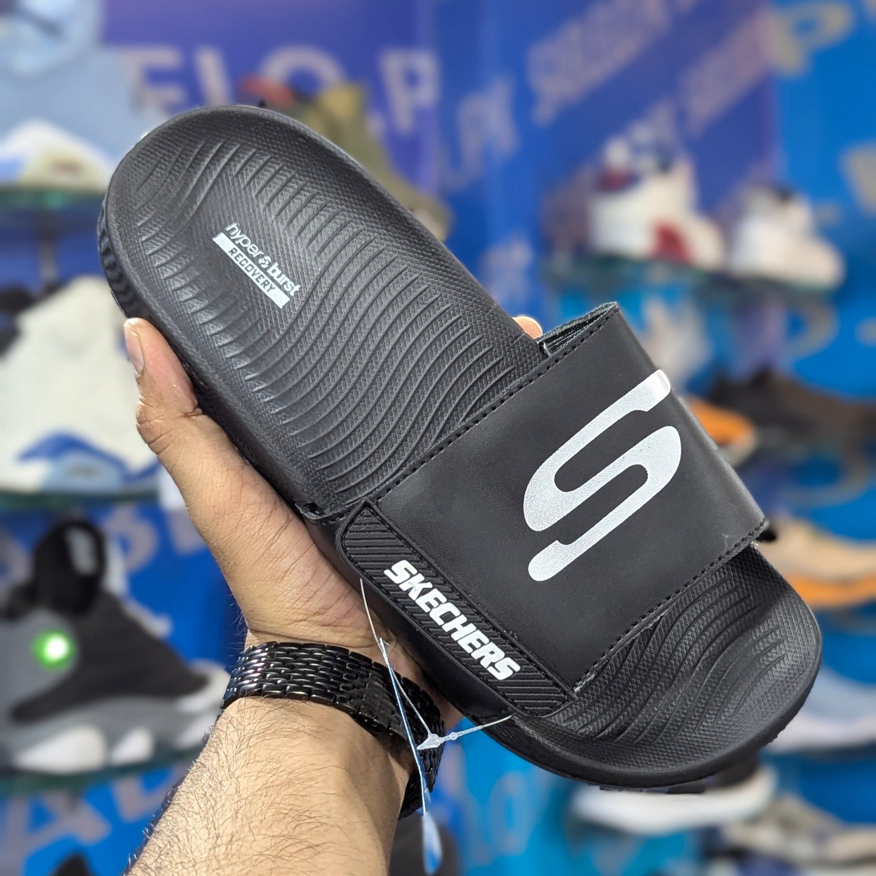 Skechers Slides Black