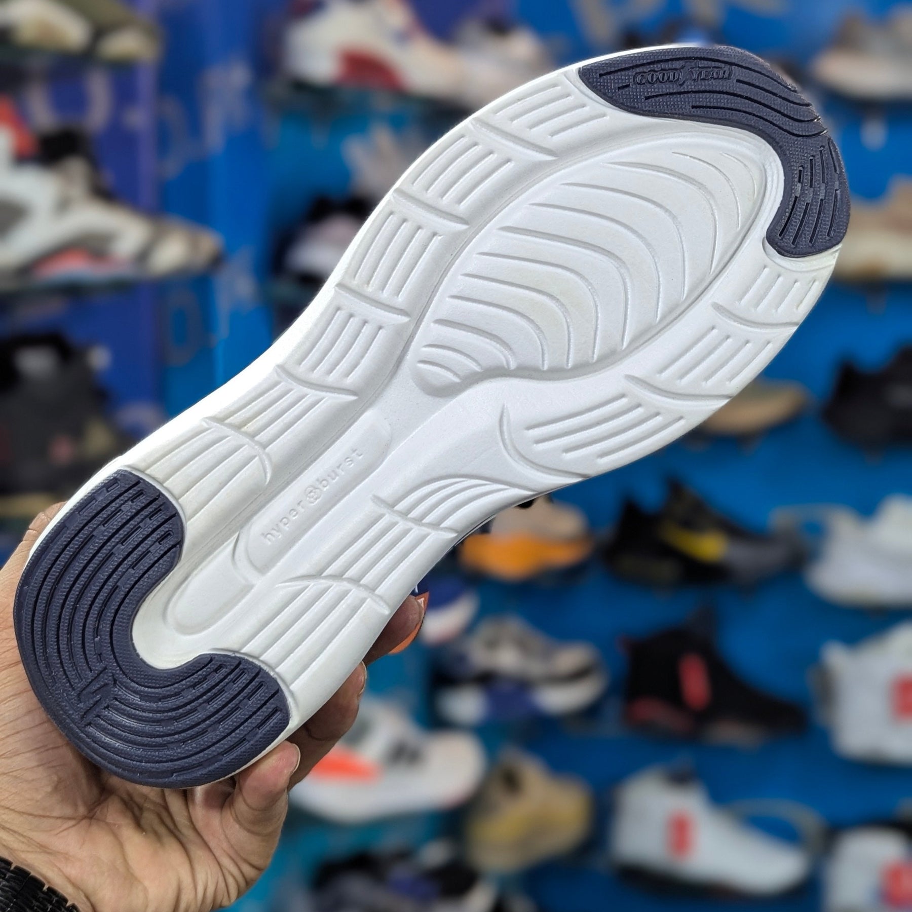 Skechers Hyper Burst Slip Ins Grey