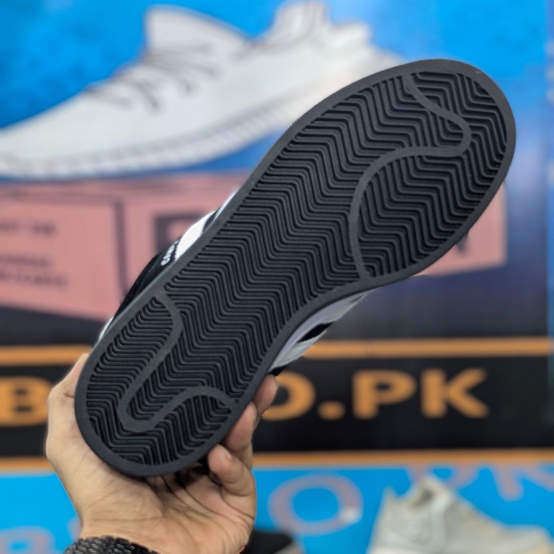 Adidas Campus Black/White Premium Quality (Dot PErfect)