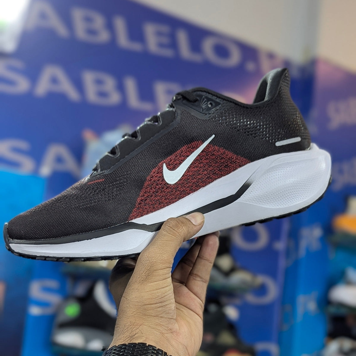 Nike React pegasus 41 Black Red Premium Quality (Dot Perfect)
