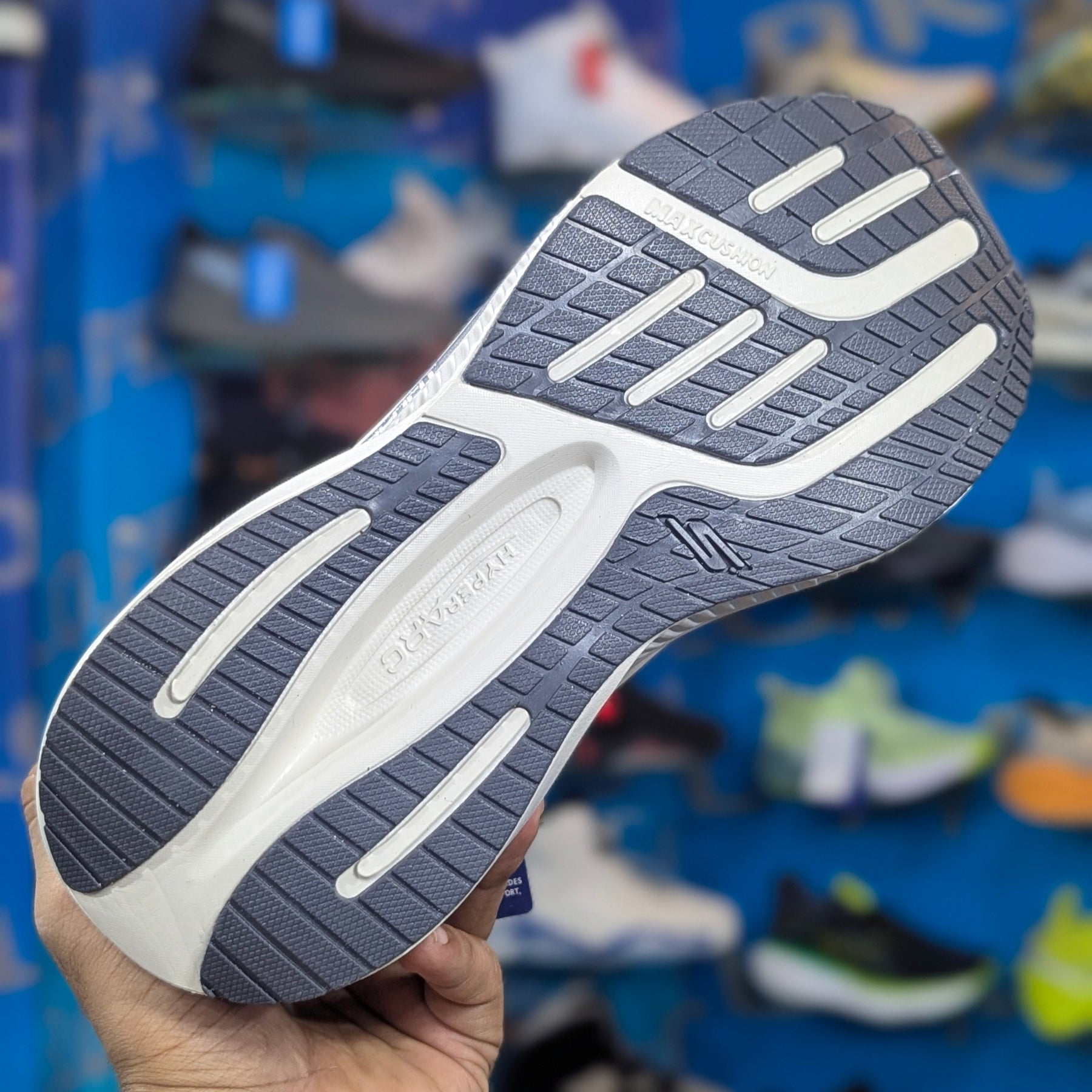 Skechers Archfit max cushion slip ins grey with logo premium quality (dot perfect)