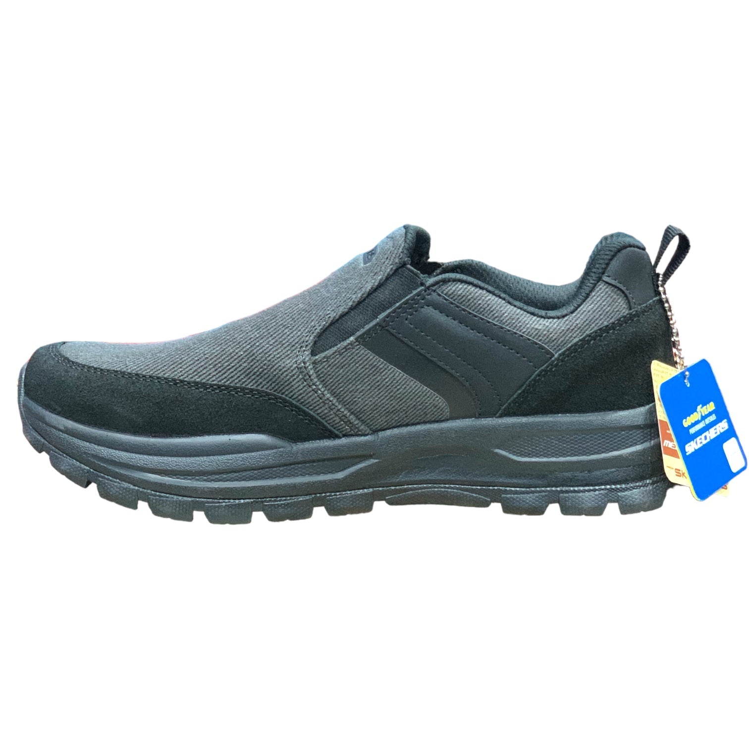Skechers Good year Tyre Sole Premium Black Gray(Dot Perfect)