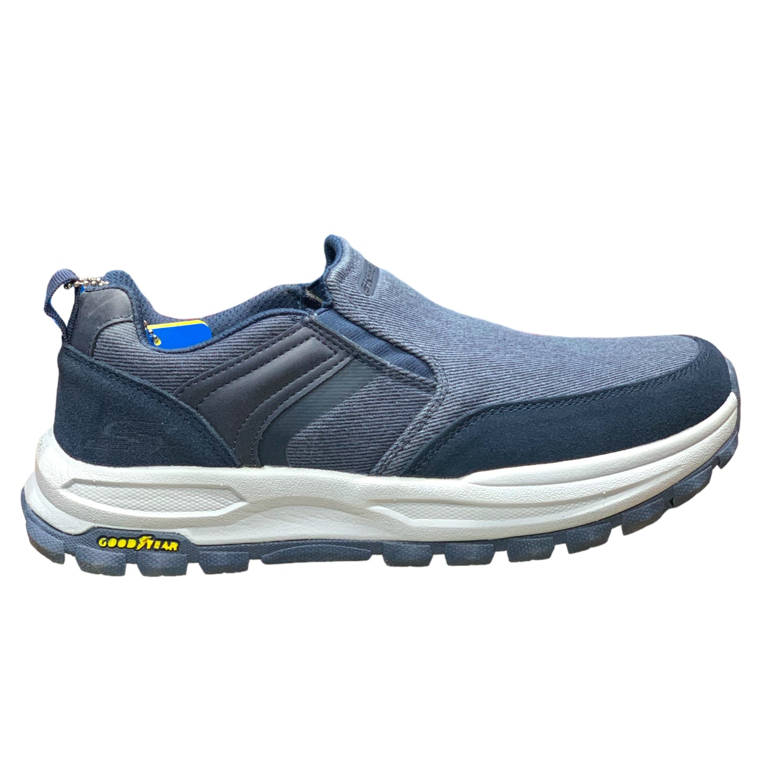 Skechers Good Year Tyre Sole Premium Blue Gray (Dot Perfect)