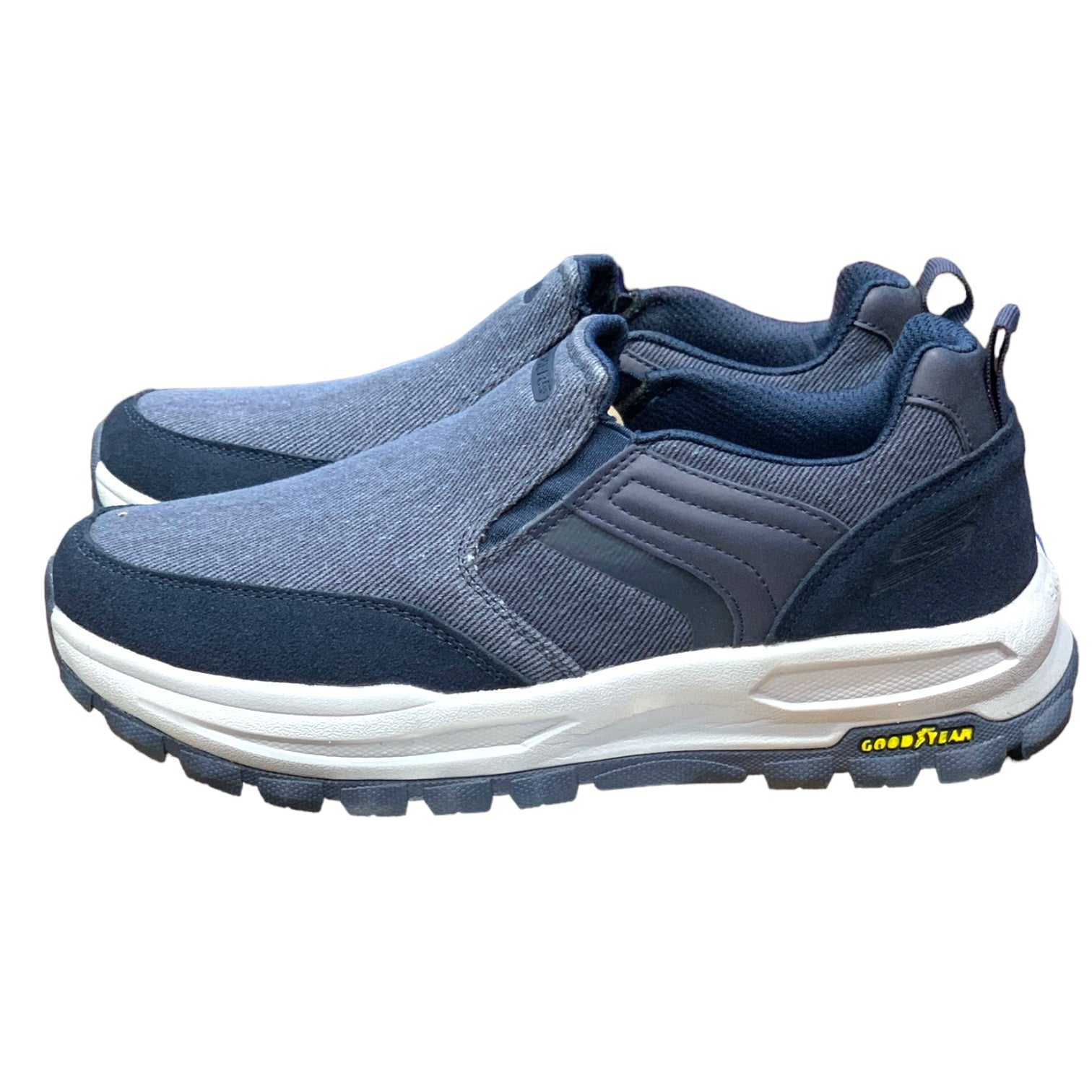Skechers Good Year Tyre Sole Premium Blue Gray (Dot Perfect)