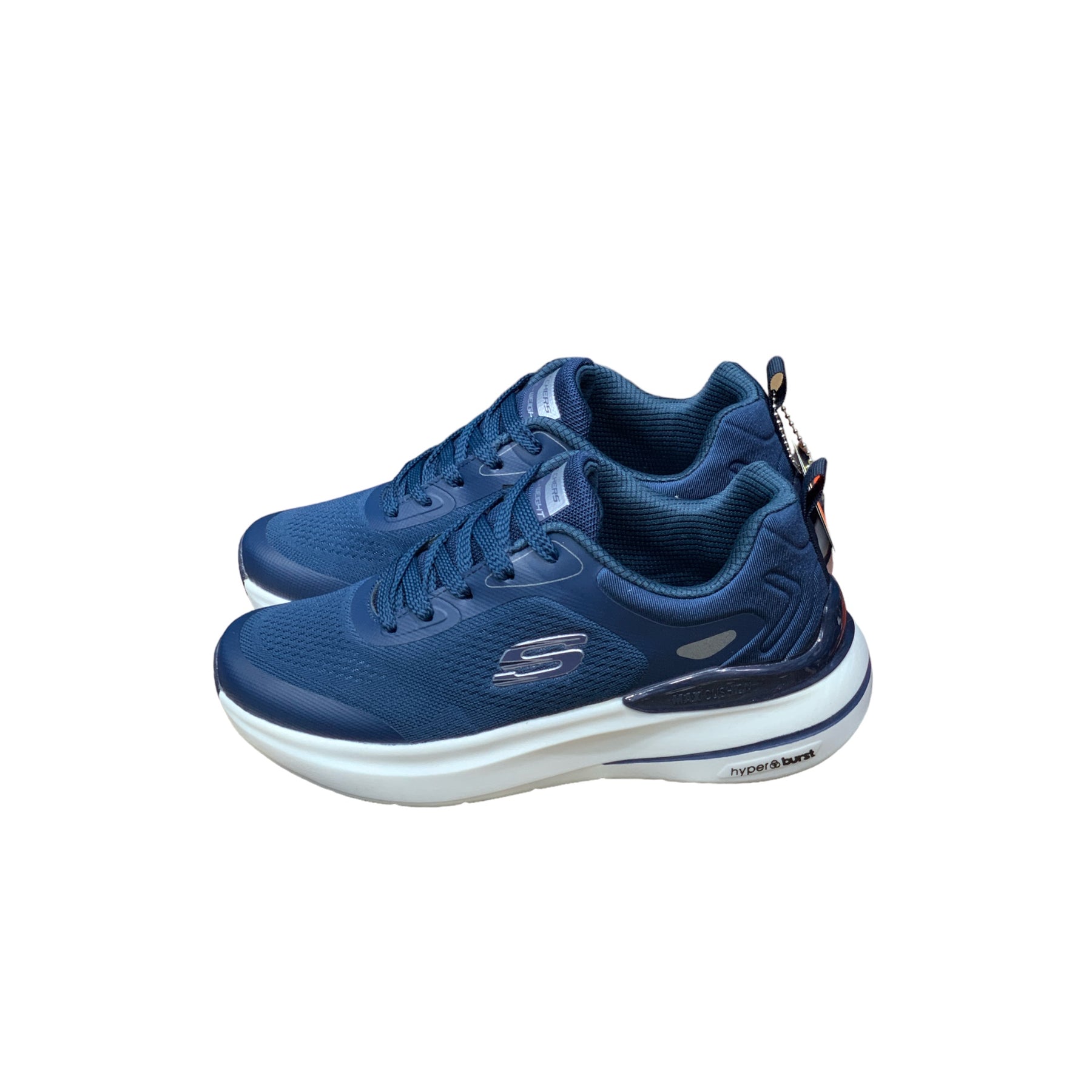 Skechers HyperBurst With Laces Premium Blue White