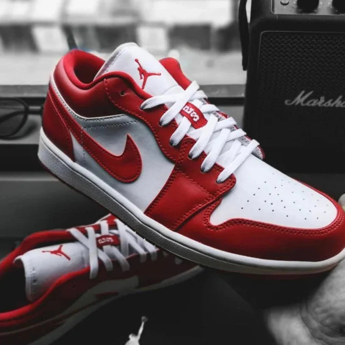 Nk Air Jordan 1 Lows Gym Red Premium Quality(Dot Perfect)
