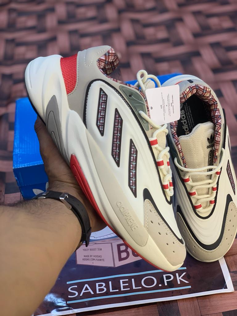 Adidas Ozilia Core White Shadow Navy Vivid Red
