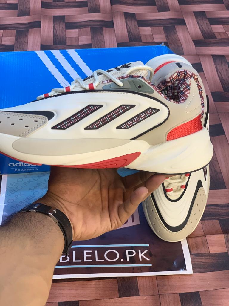 Adidas Ozilia Core White Shadow Navy Vivid Red