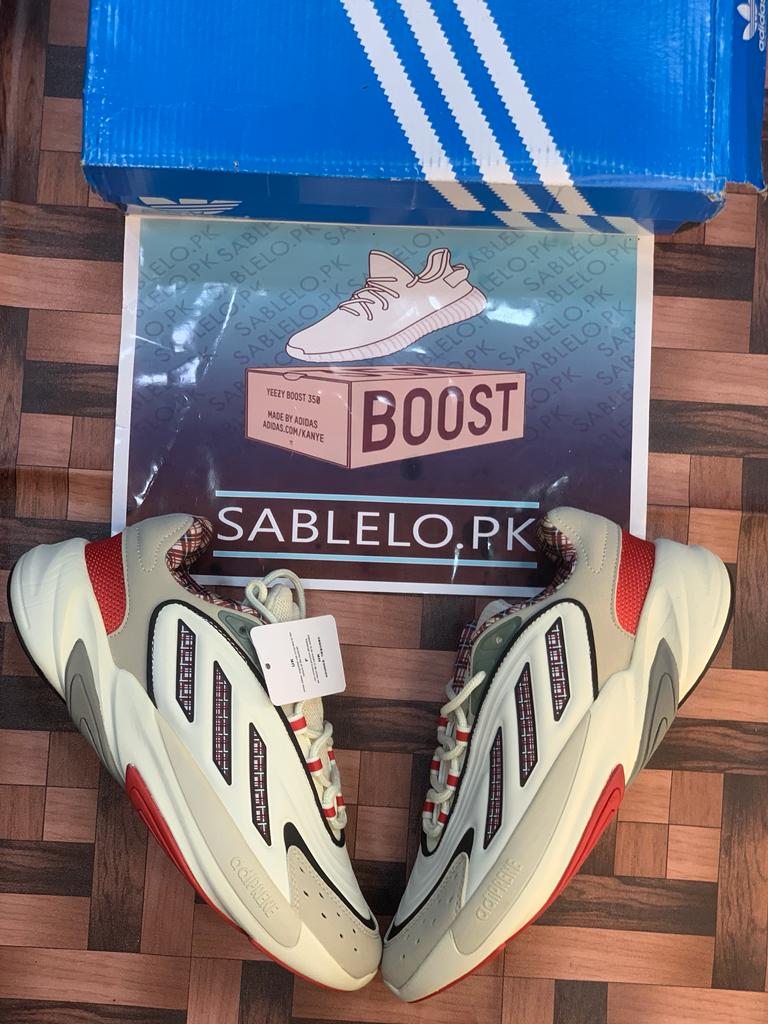 Adidas Ozilia Core White Shadow Navy Vivid Red