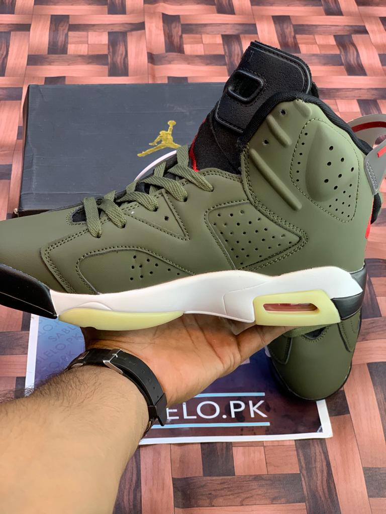 Nike Air Jordan 6 Army Green