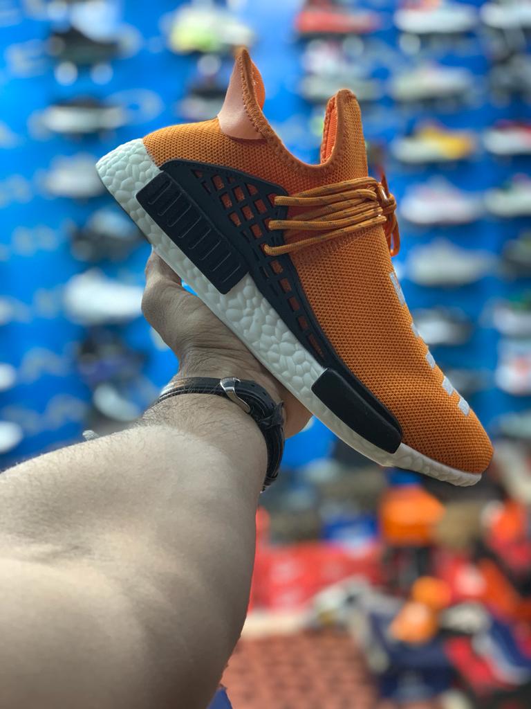 Nmd human hotsell race orange