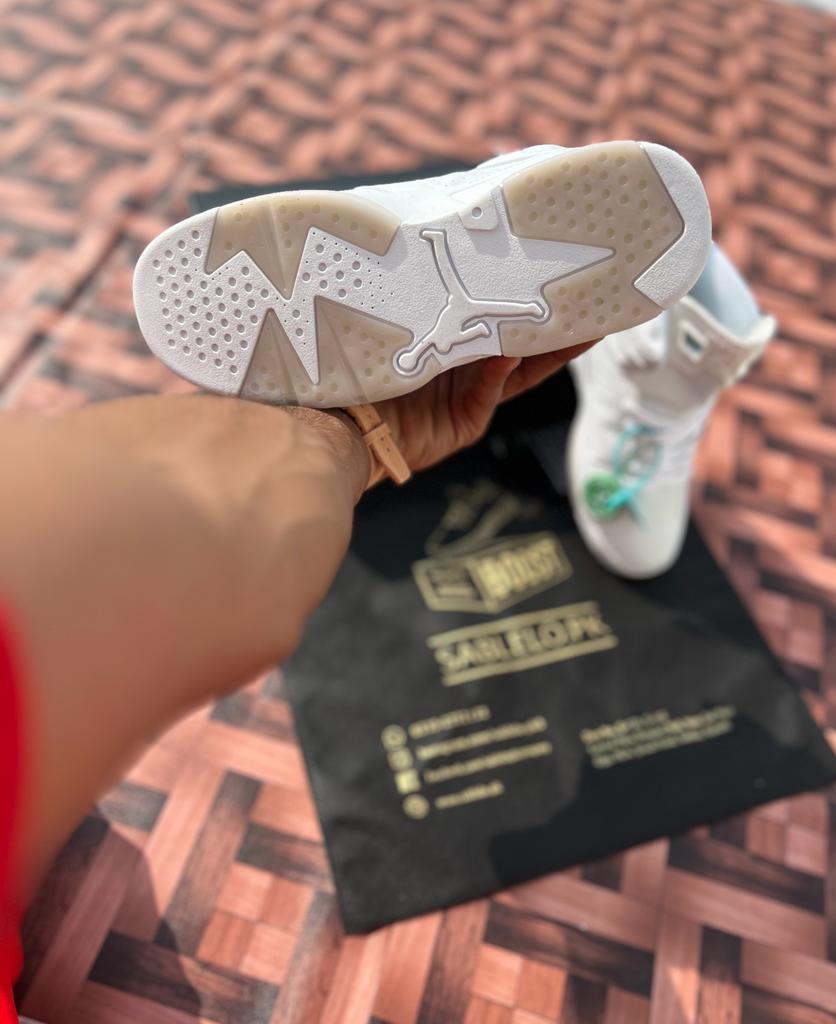 Nk Jordn 6 Triple White