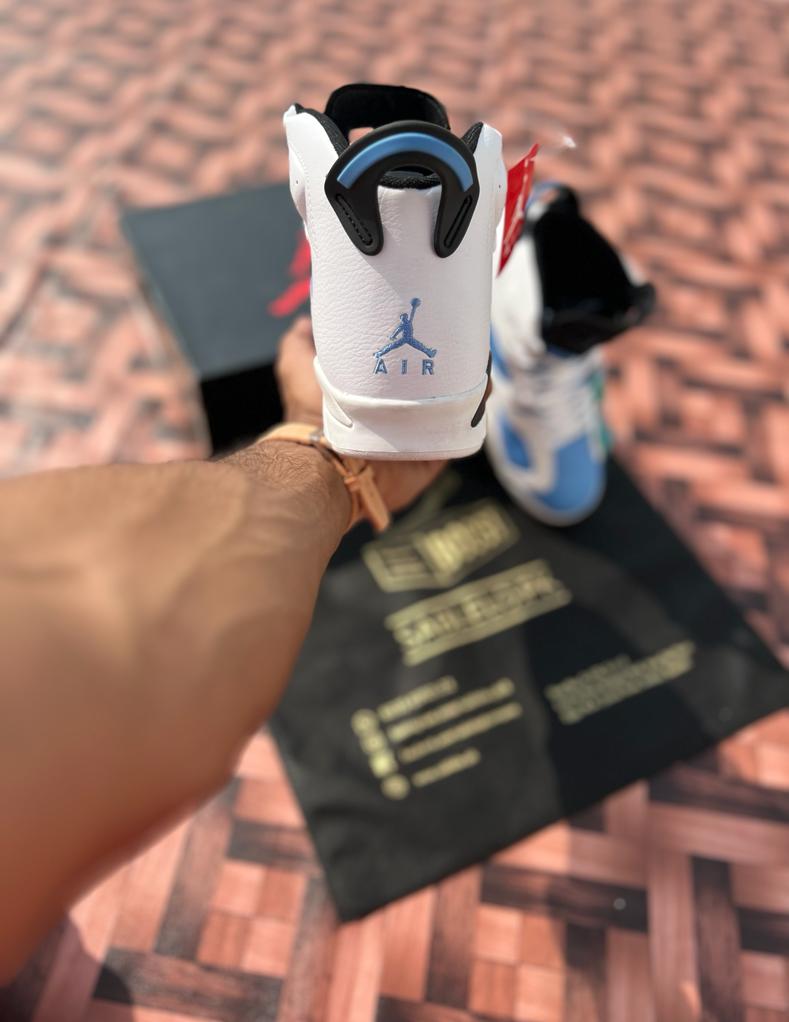 Nk Jordn 6 White Navy