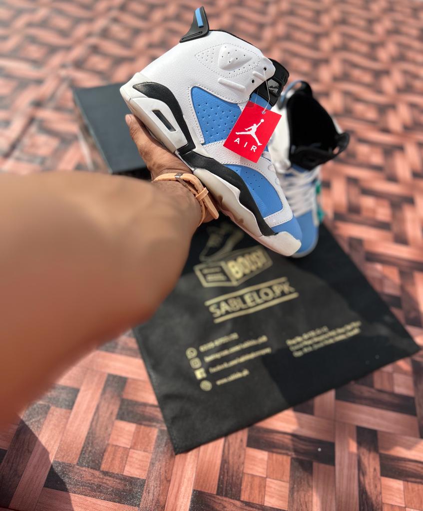 Nk Jordn 6 White Navy
