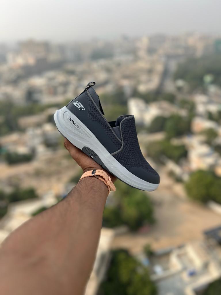 Sketcher Banlin Ultra Go-Goodyear Sole "Grey"