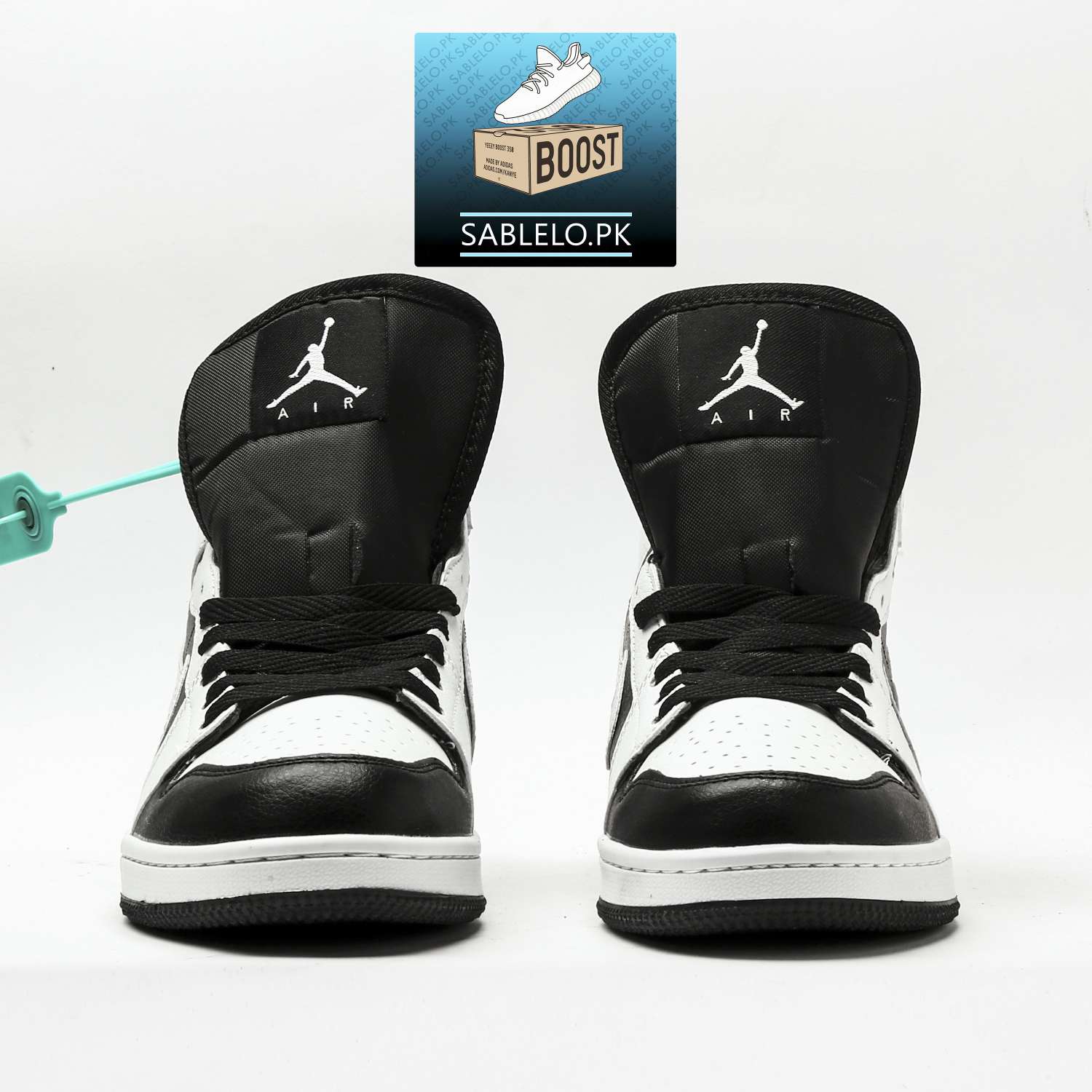 Nike Air Joirdan 1 High Top Gray White Black - Premium Shoes from perfectshop - Just Rs.5499! Shop now at Sablelo.pk