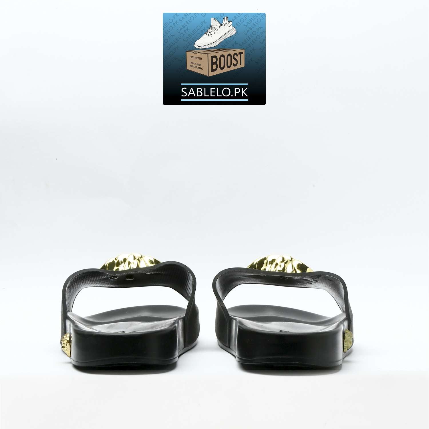 Versace Slippers Black Gold - Premium Shoes from perfectshop - Just Rs.2499! Shop now at Sablelo.pk