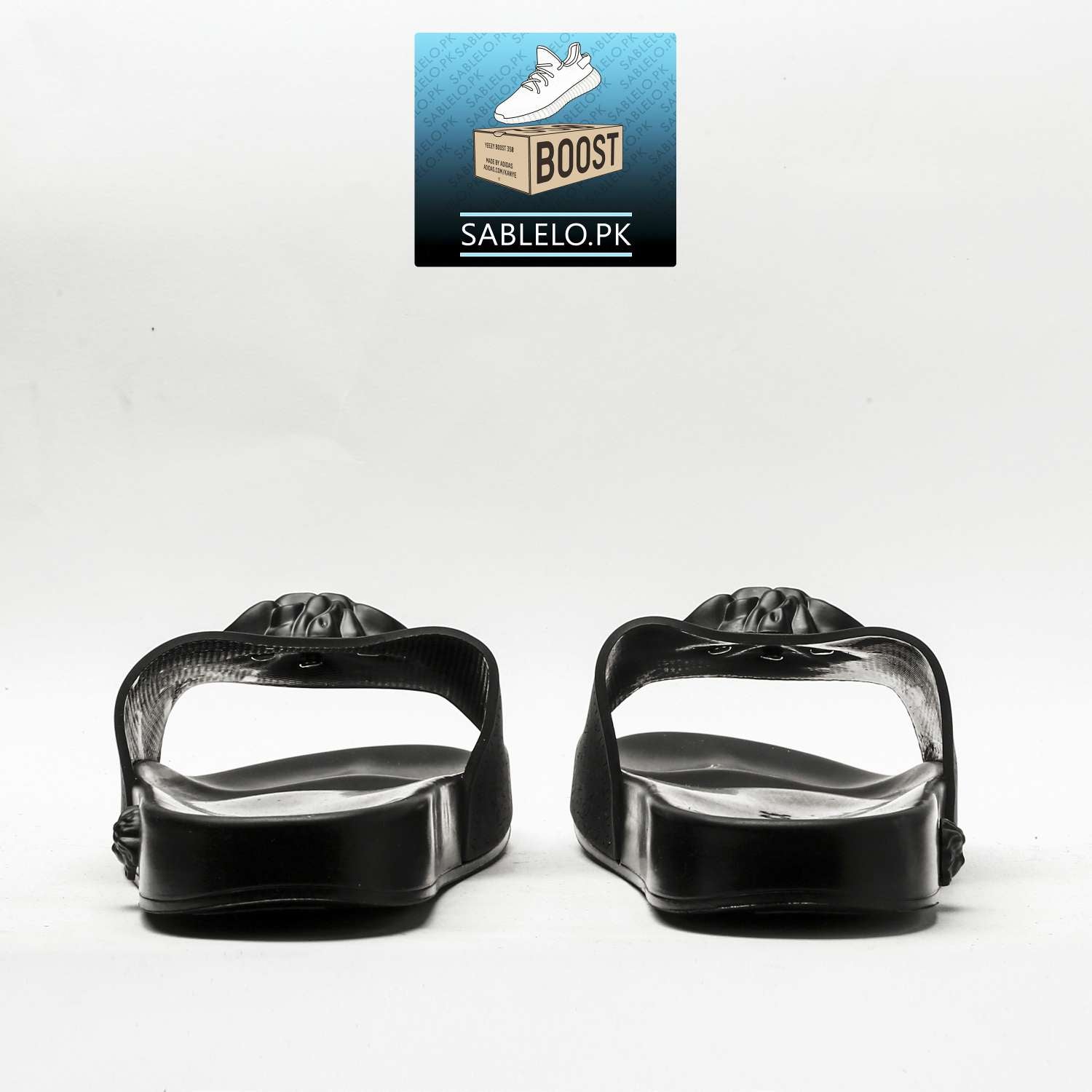 Versace Slippers Triple Black - Premium Shoes from perfectshop - Just Rs.2499! Shop now at Sablelo.pk